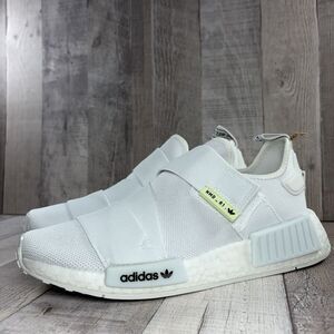 Adidas NMD R1 Women's 8 Slip On Running Shoes Sneakers White Almost Lime GW5699